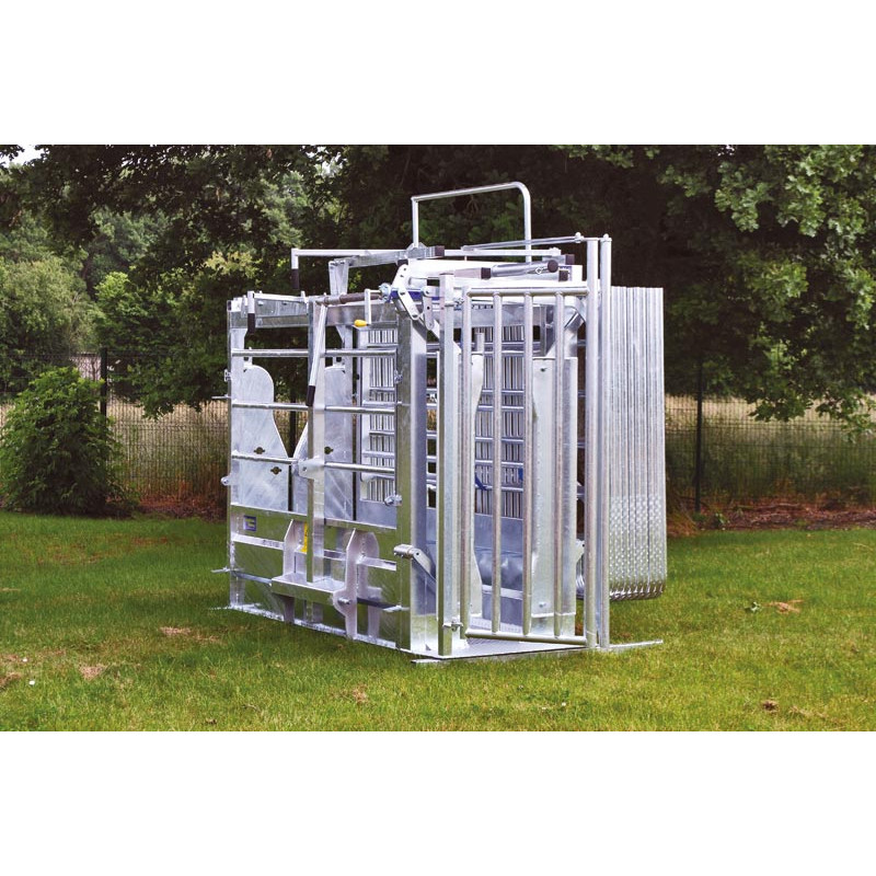 Behandlungsstand LFM - Feste Seiten - Verblechte seitliche Panels mit aufklappbarem Oberteil Behandlungsstand LFM - Feste Seiten - Verblechte seitliche Panels mit aufklappbarem Oberteil