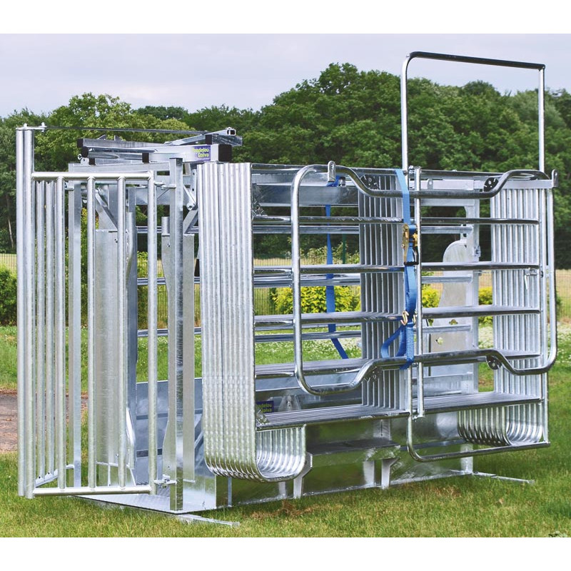 Behandlungsstand LFM - Feste Seiten - Verblechte seitliche Panels mit aufklappbarem Oberteil Behandlungsstand LFM - Feste Seiten - Verblechte seitliche Panels mit aufklappbarem Oberteil