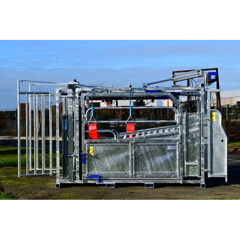Fang- und Behandlungsstand LVM - 4 Seitentüren - Breitenverstellbare Seiten - Seitenwände mit Türen