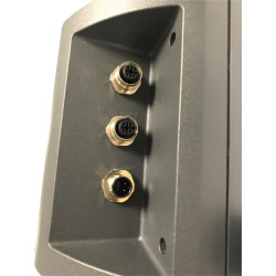 Fang- und Behandlungsstand LVAPI - Verblechte Panels - Breitenverstellbare Seiten - verblechte seitliche Panels, öffnend.