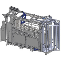 Schubvorrichtung Anti-Rücklauf, pneumatisch for cages manuelles