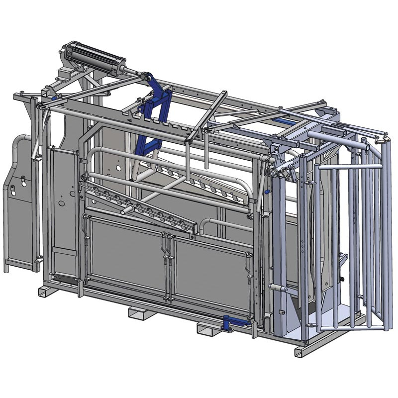 Schubvorrichtung Anti-Rücklauf, pneumatisch for cages manuelles