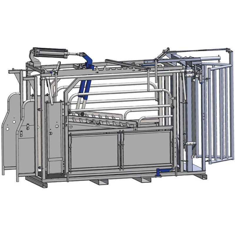 Schubvorrichtung Anti-Rücklauf, pneumatisch for cages manuelles