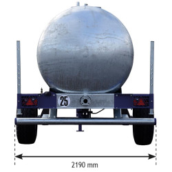 Monoblock-Wasserfässer auf Fahrgestell 4400 L