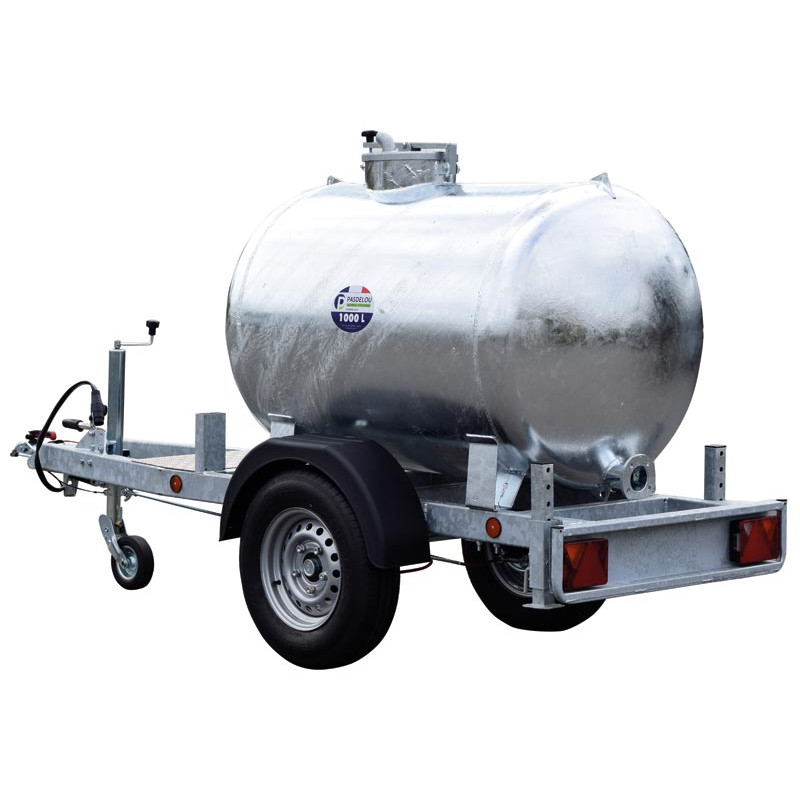 Wassertankwagen 1000 Liter - Straßen 90km/h - PTC 1,5 T
