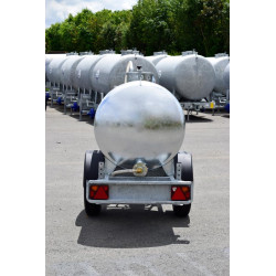 Wassertankanhänger 1000 Liter Grünflächen - Straße 90km/h - PTC 1,5 T