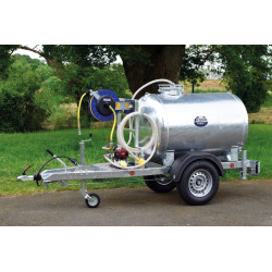Wassertankanhänger 1000 Liter Grünflächen - Straße 90km/h - PTC 1,5 T