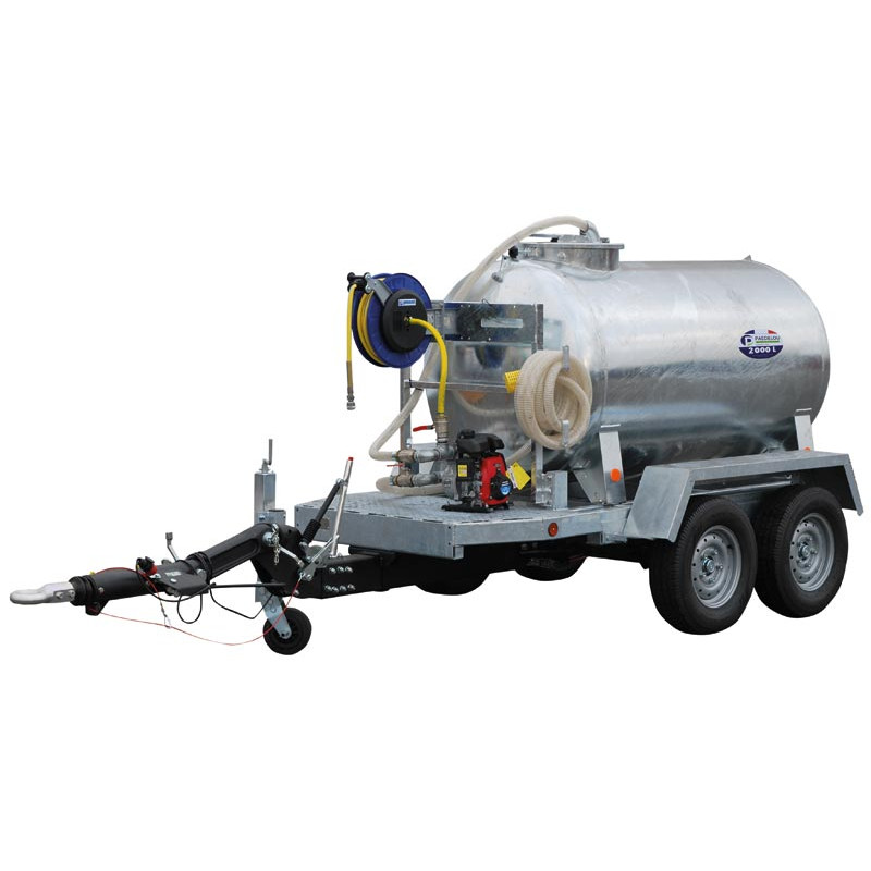 Wassertankwagen 2000 Liter Grünflächen - Straßen 90km/h - PTC 3,5 T Wassertankwagen 2000 Liter Grünflächen - Straßen 90km/h - PTC 3,5 T