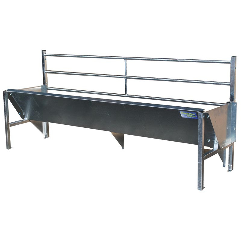 Einfacher trog mit 3-rohrigen gitter