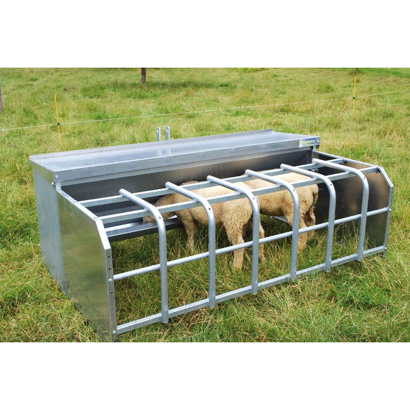 einfacher Selektionsfutterautomat 265 l mit Lämmerschlupf