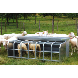 einfacher Selektionsfutterautomat 265 l mit Lämmerschlupf
