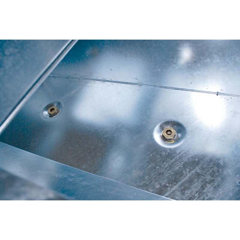 Tränke mit Schwimmerventil für Wasserfass